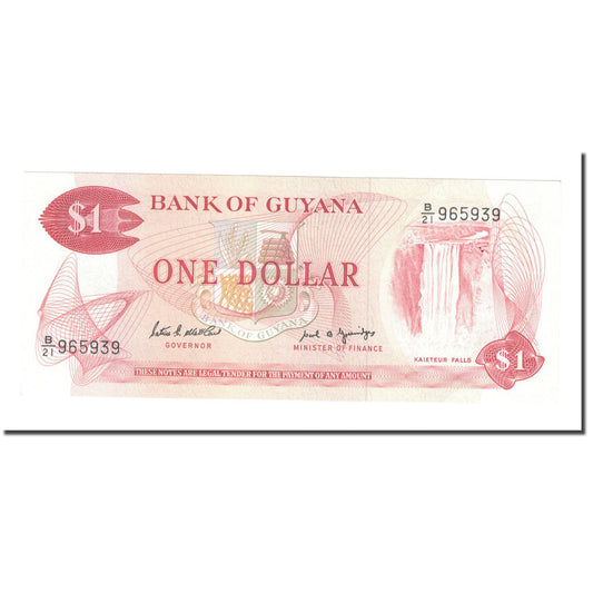 Banknot, 
  
  Guyana, 
  
  1 Dolar