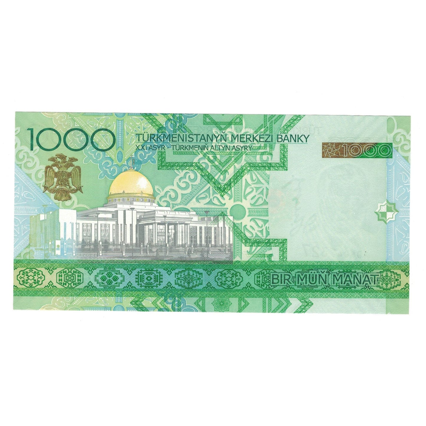 Banknot, 
  
  Türkmanistan, 
  
  1000 Manat