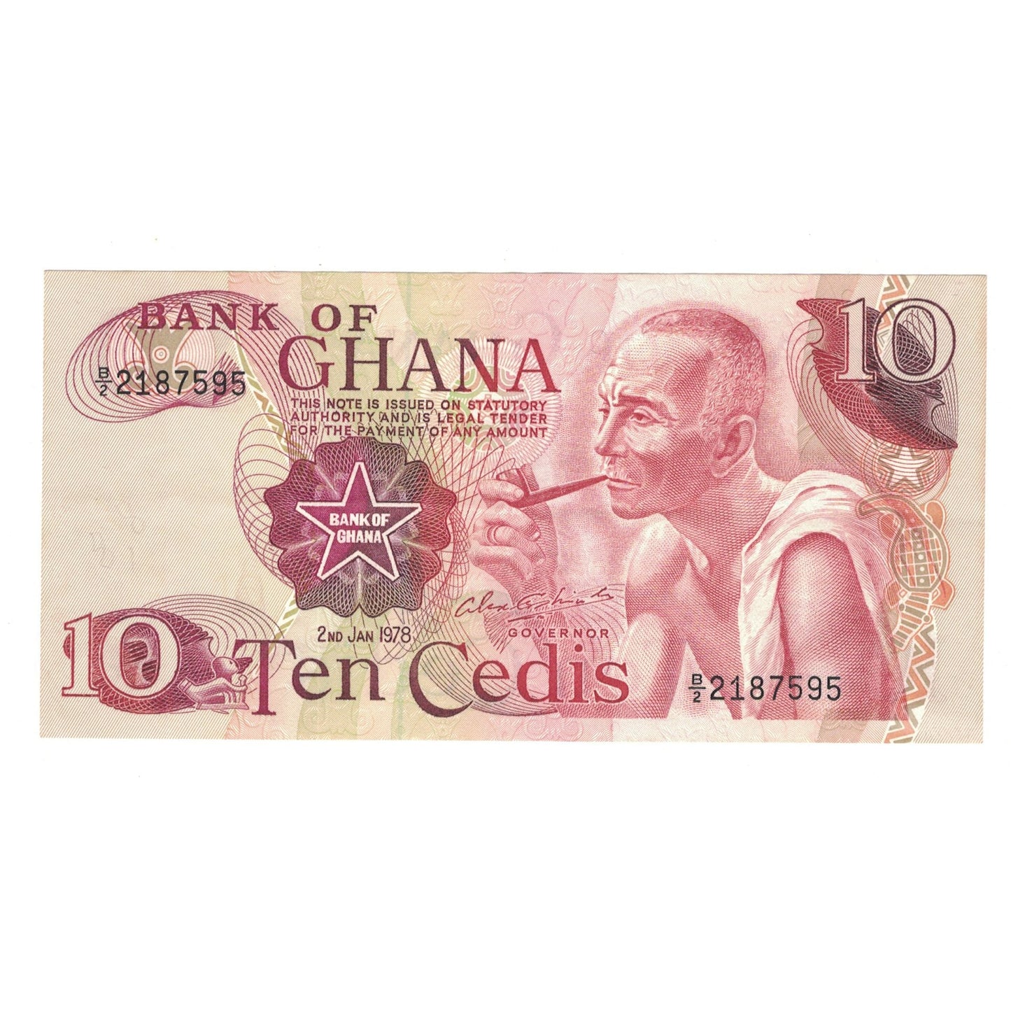 Banknot, 
  
  Gana, 
  
  10 Cedi