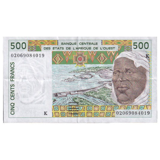 Batı Afrika Devletleri, 
  
  500 Frank, 
  
  2002