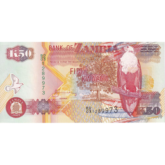 Zambiya, 
  
  50 Kvaça, 
  
  2003