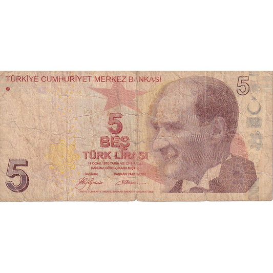 Hindi, 
  
  5 Lira, 
  
  2009