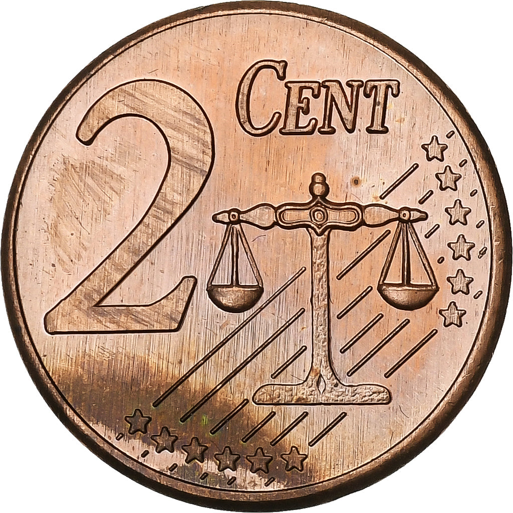 Danimarka, 
  
  2 Euro Cent, 
  
  2002