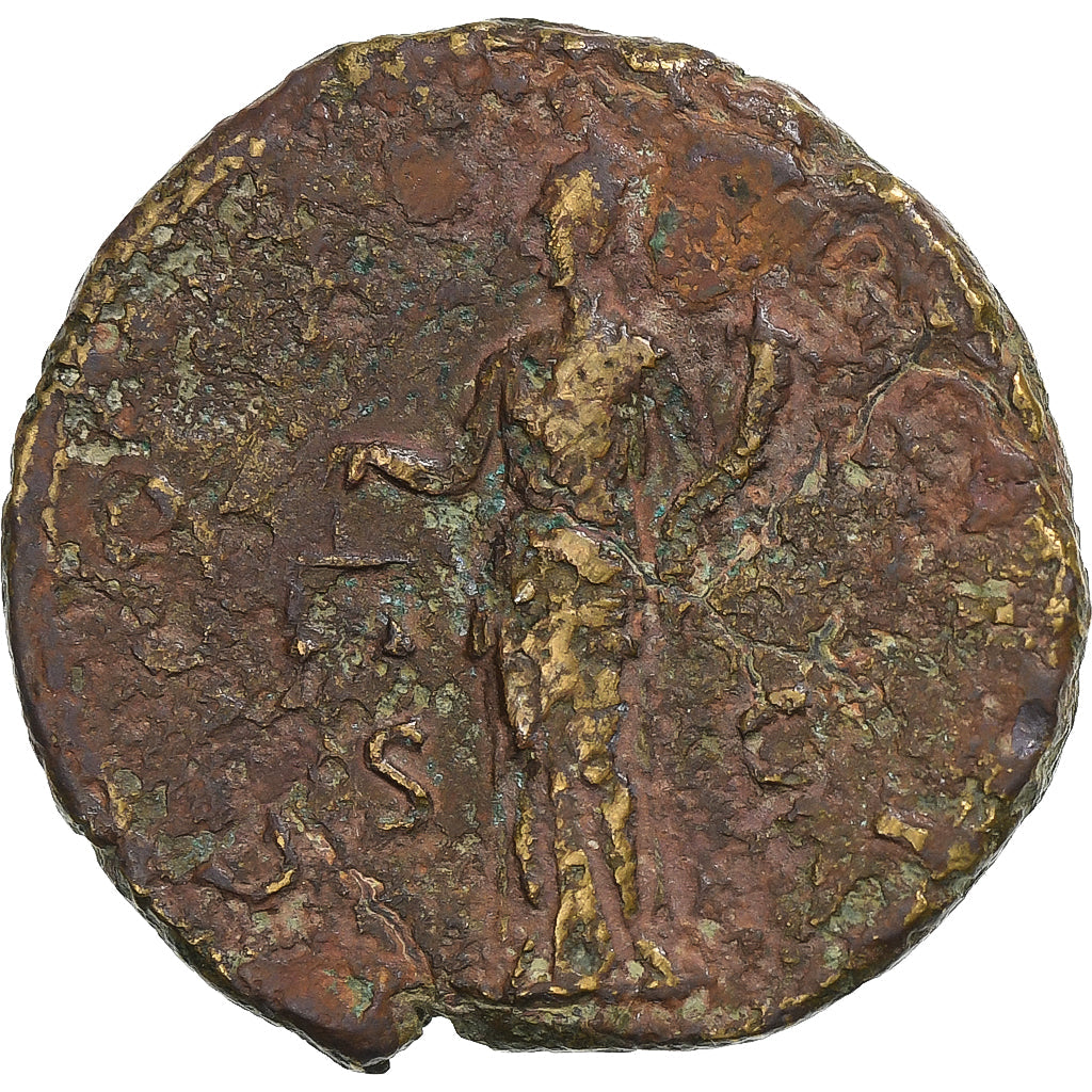 Hadrianus, 
  
  Dupondius, 
  
  125-127