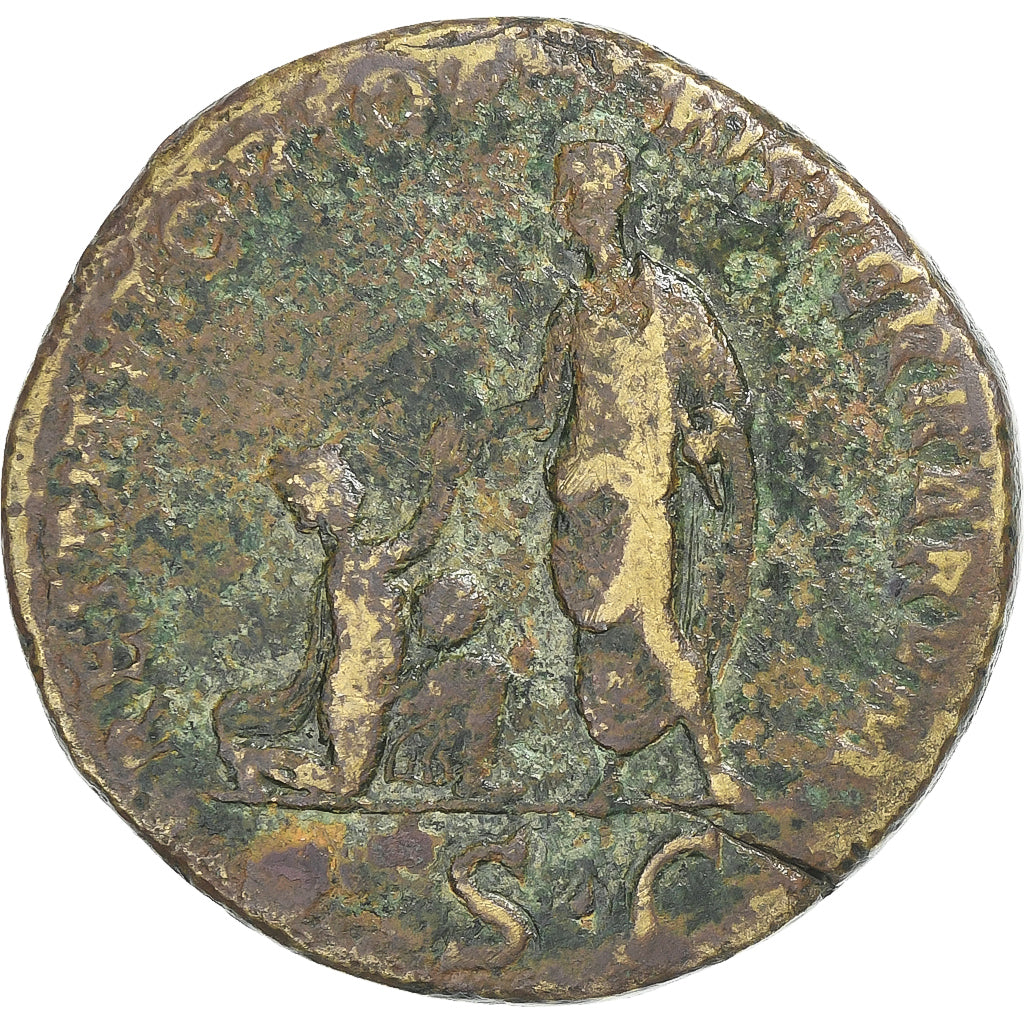 Hadrianus, 
  
  Sestertius, 
  
  120-121