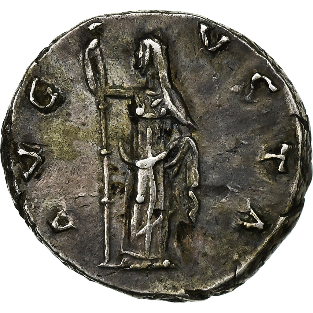 Diva Faustina I, 
  
  Denarius, 
  
  MÖ 141