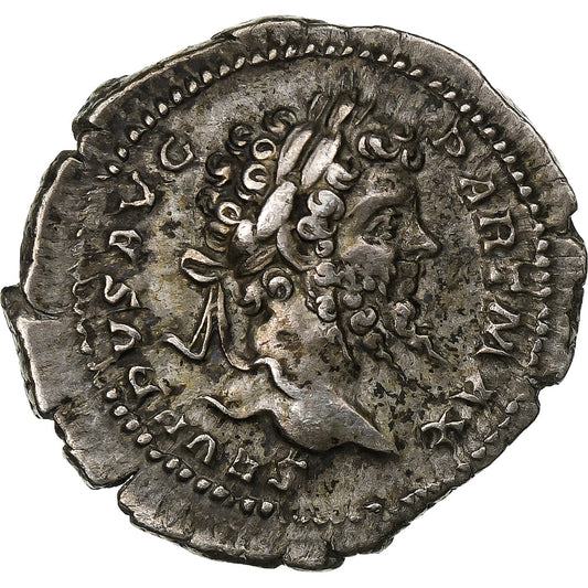 Septimius Severus, 
  
  Denarius, 
  
  201