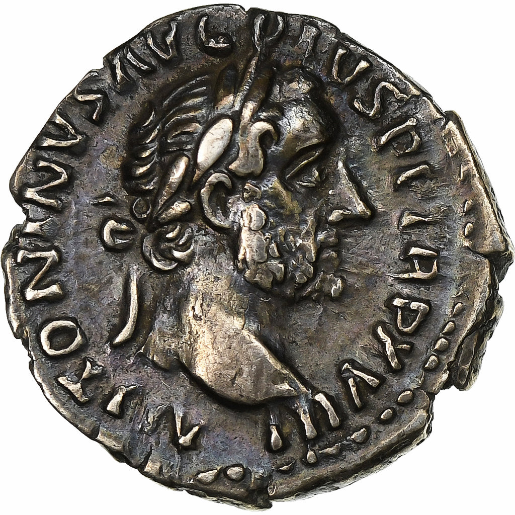 Antoninus Pius, 
  
  Denarius, 
  
  154-155