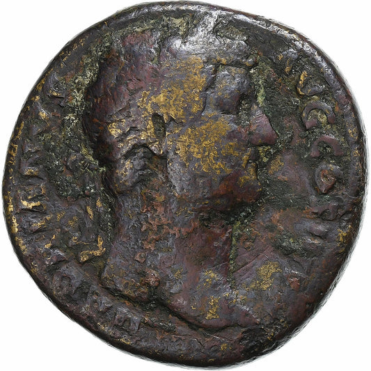 Hadrianus, 
  
  Sestertius, 
  
  137-138