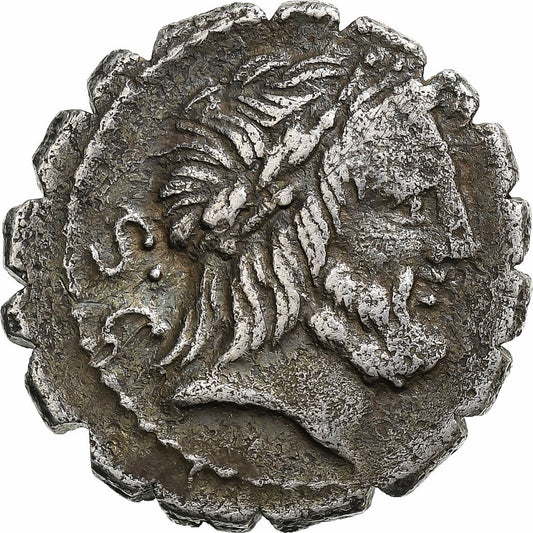 Antonia, 
  
  Denarius Serratus, 
  
  MÖ 83-82