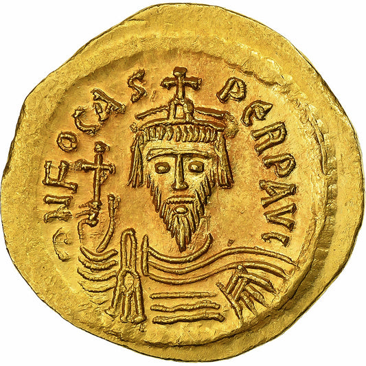 Phokas, 
  
  Solidus, 
  
  602-610