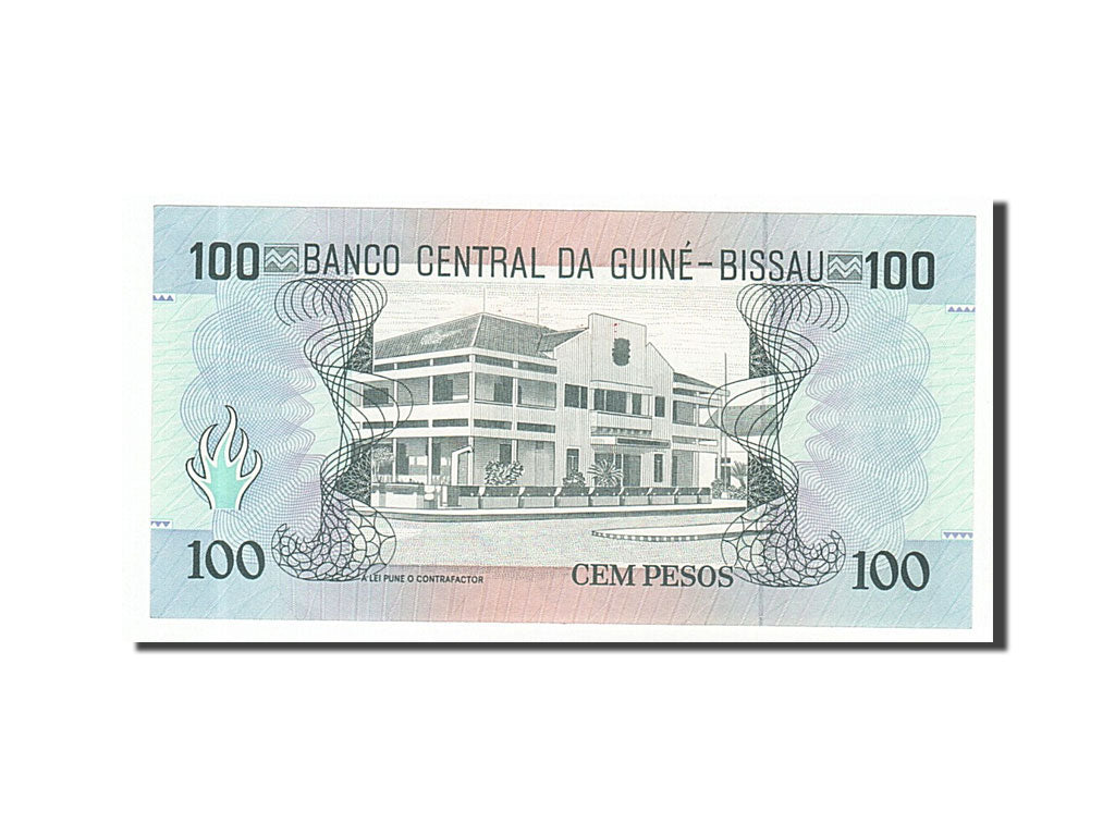 Banknot, 
  
  Gine-Bissau, 
  
  100 Peso