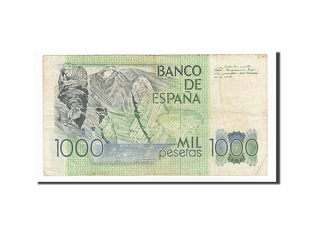 Banknot, 
  
  İspanya, 
  
  1000 Peseta