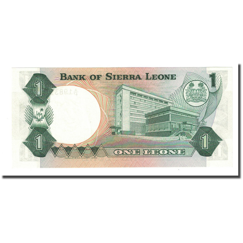 Banknot, 
  
  Sierra Leone, 
  
  1 Leone