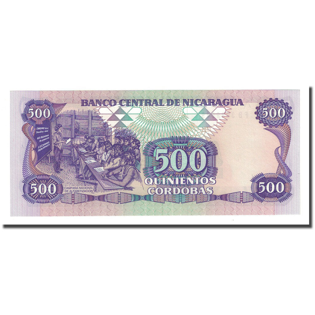 Banknot, 
  
  Nikaragua, 
  
  500 Kurtuba