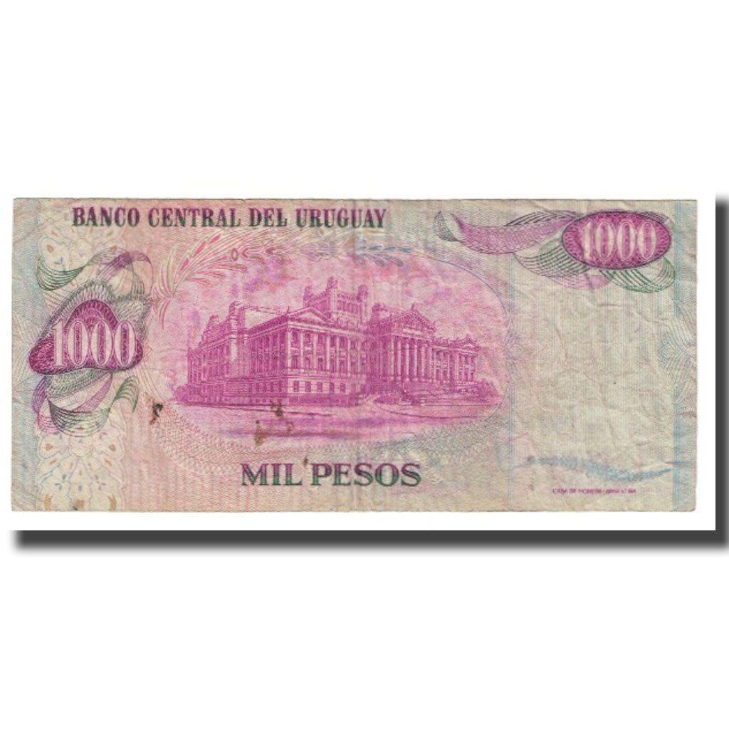 Banknot, 
  
  Uruguay, 
  
  1000 Peso