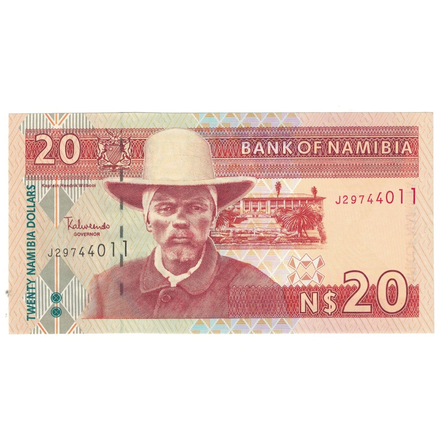 Banknot, 
  
  Namibya, 
  
  20 Namibya Doları