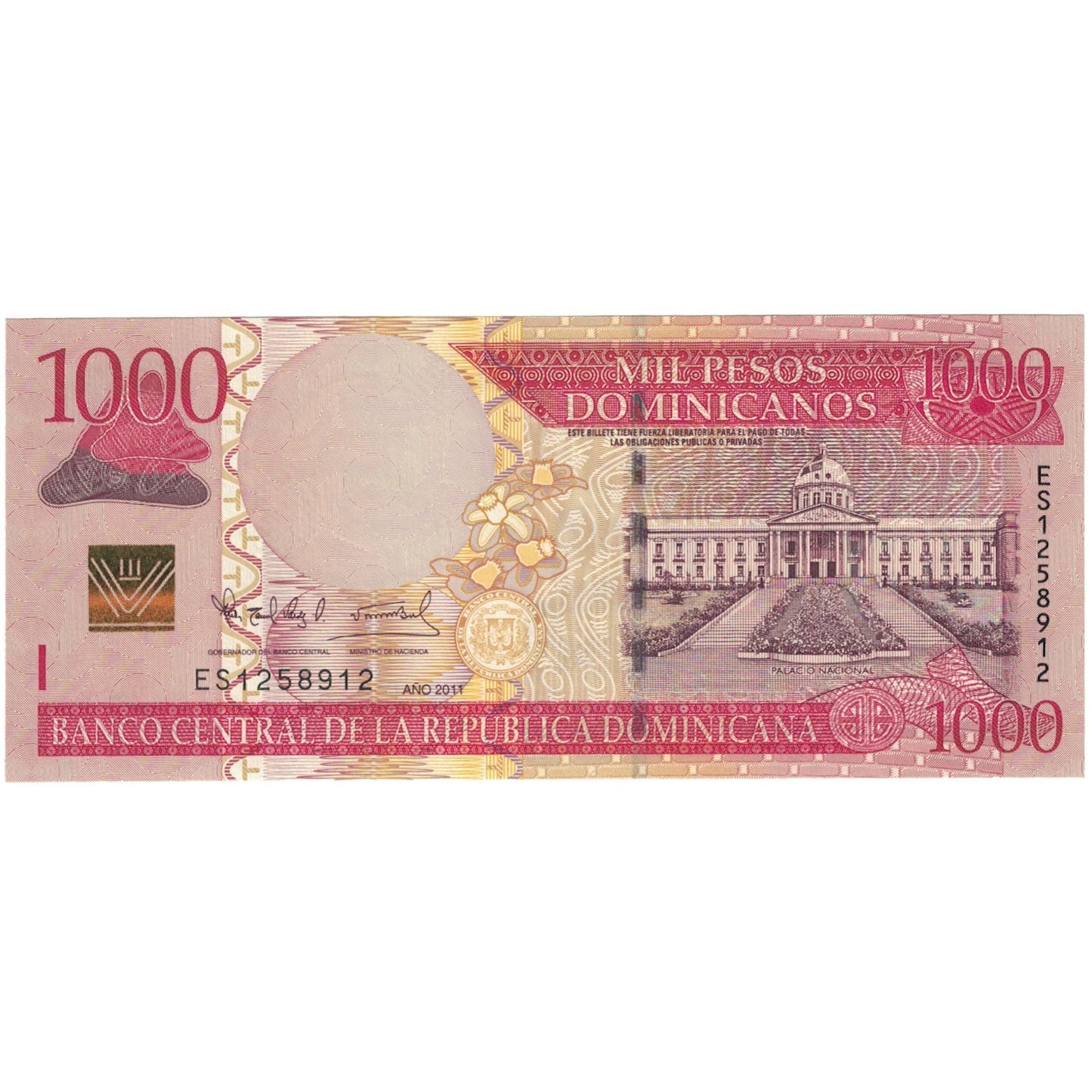 Banknot, 
  
  Dominik Cumhuriyeti, 
  
  1000 Peso Dominikan