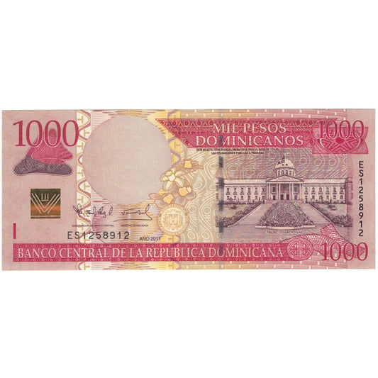 Banknot, 
  
  Dominik Cumhuriyeti, 
  
  1000 Peso Dominikan