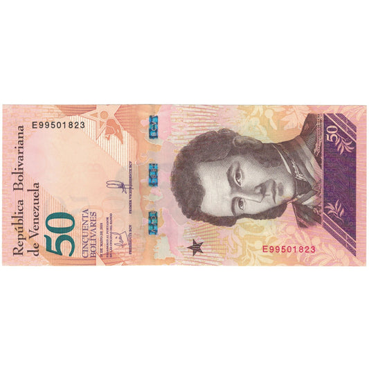 Banknot, 
  
  Venezuela, 
  
  50 Bolivare