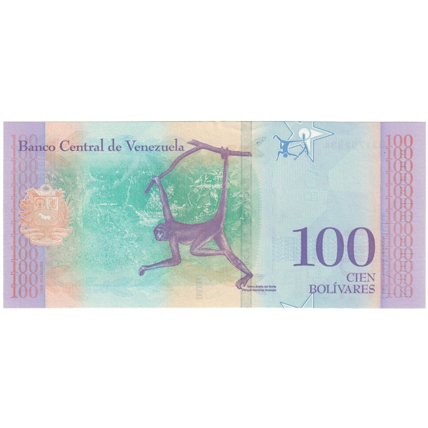 Banknot, 
  
  Venezuela, 
  
  100 Bolivare