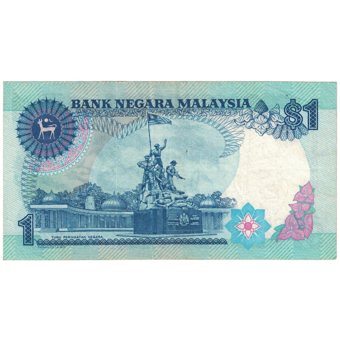 Banknot, 
  
  Malezya, 
  
  1 Ringgit