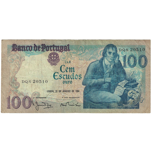 Banknot, 
  
  Portekiz, 
  
  100 Escudo