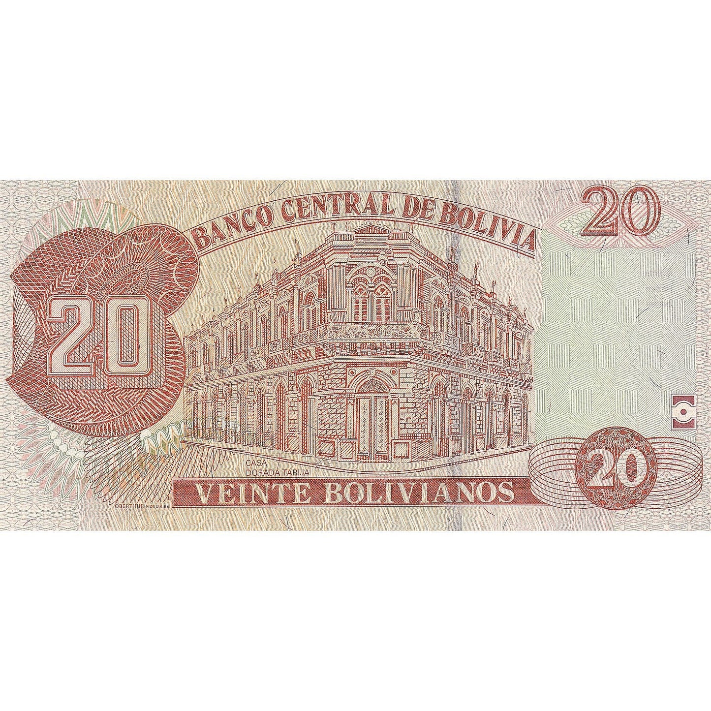 Bolivya, 
  
  20 Bolivya, 
  
  1986