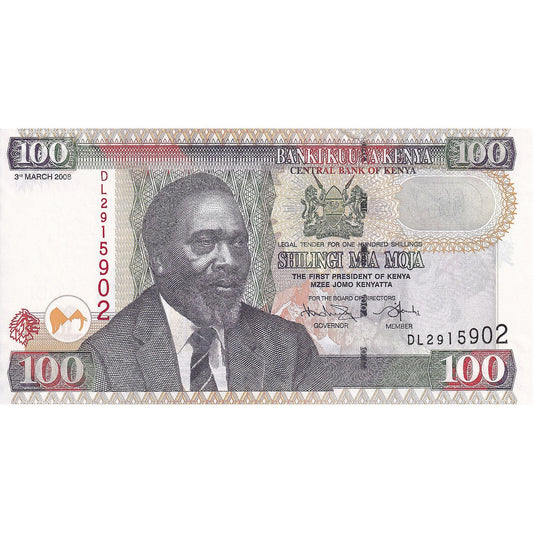 Kenya, 
  
  100 Şilin, 
  
  2008