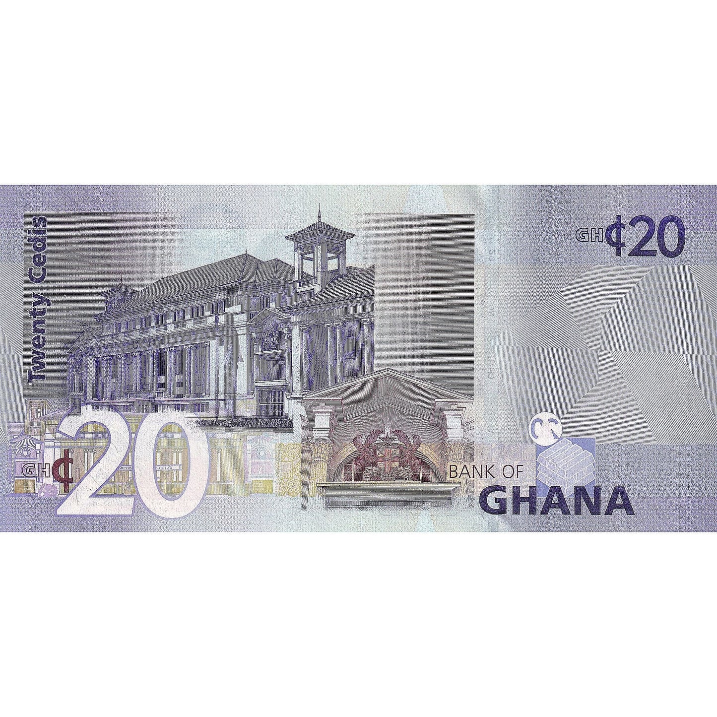 Gana, 
  
  20 Cedi, 
  
  2007-07-01