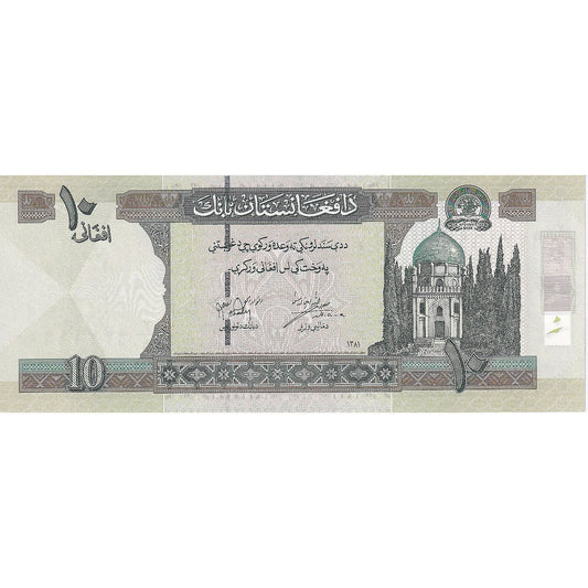 Afganistan, 
  
  10 Afgan, 
  
  2002