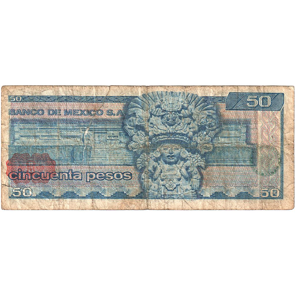 Meksika, 
  
  50 Peso, 
  
  1973-07-18