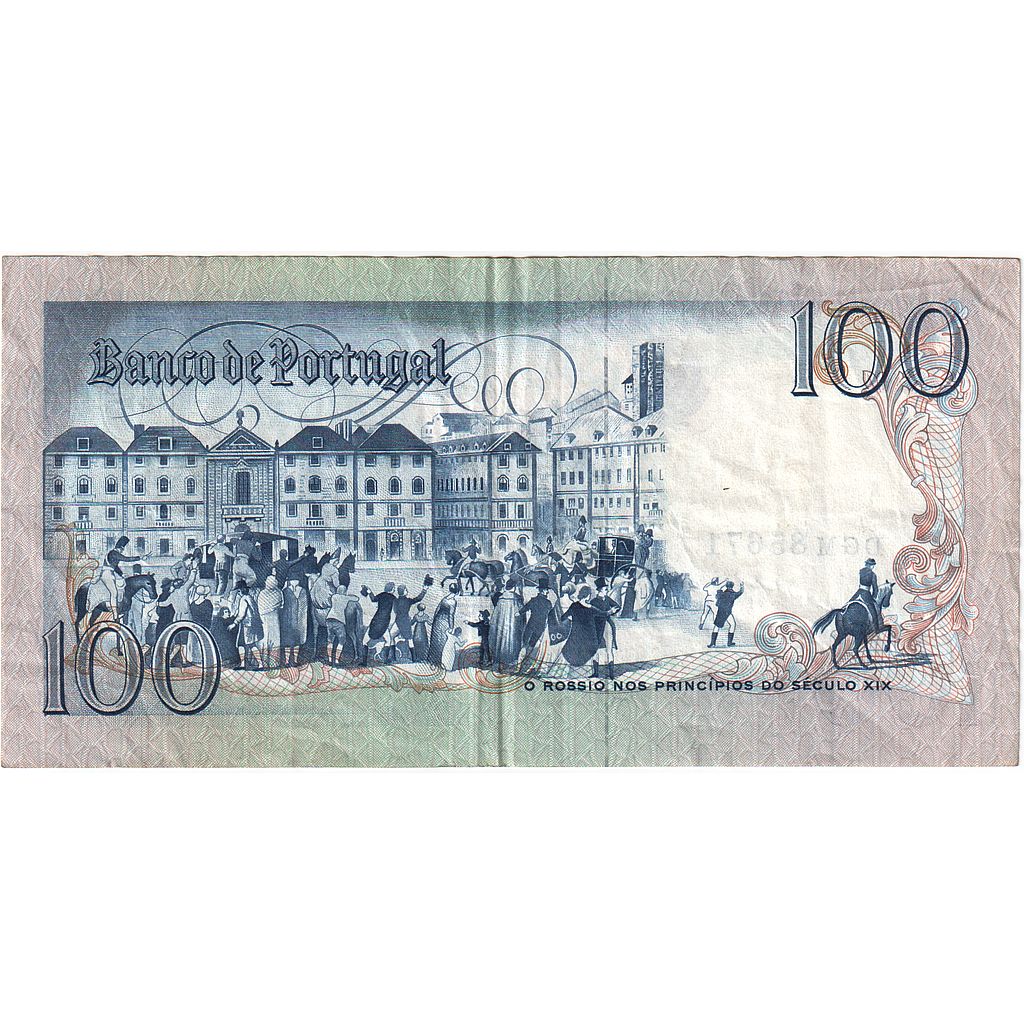 Portekiz, 
  
  100 Escudo, 
  
  1984