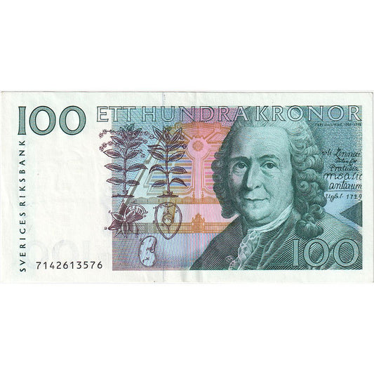 İsveç, 
  
  100 Kron, 
  
  2001