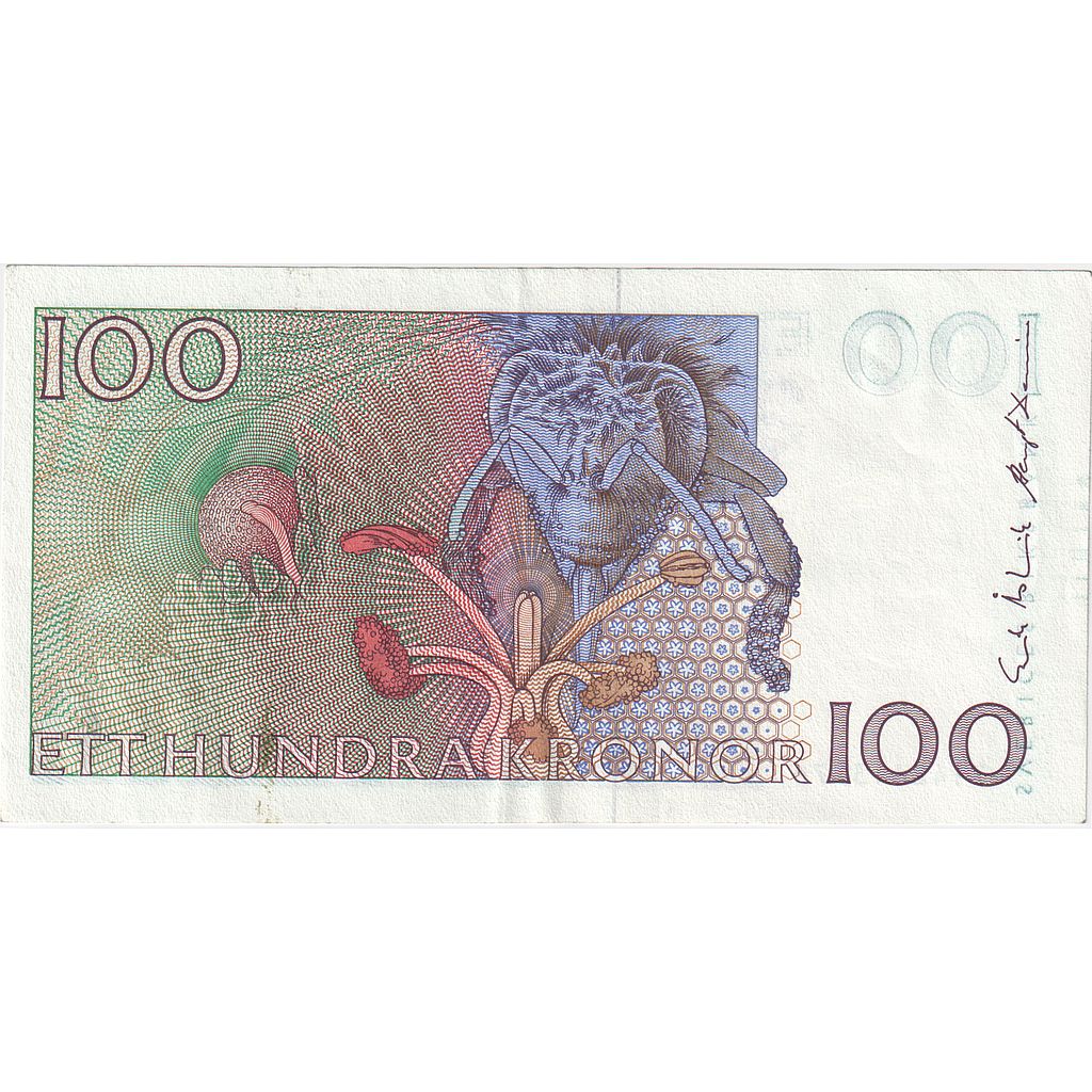 İsveç, 
  
  100 Kron, 
  
  2001