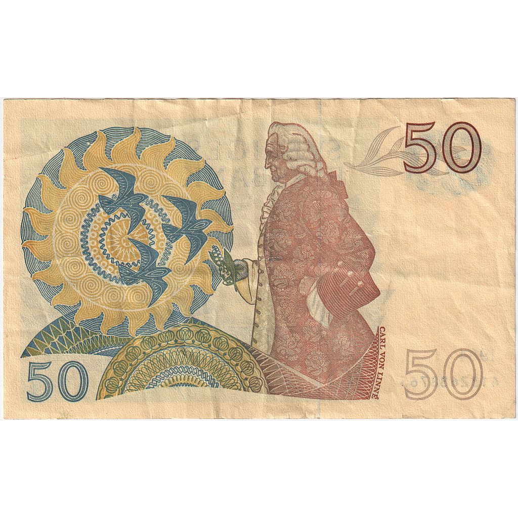 İsveç, 
  
  50 Kron, 
  
  1984