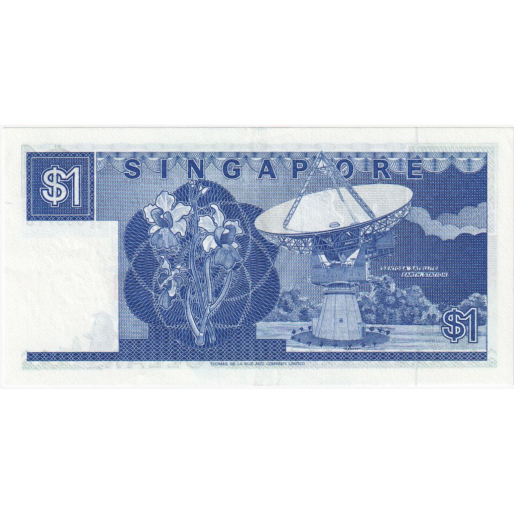 Singapur, 
  
  1 Dolar, 
  
  Tarihsiz (1987)