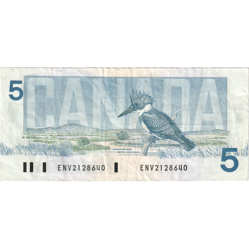 Kanada, 
  
  5 Dolar, 
  
  1986