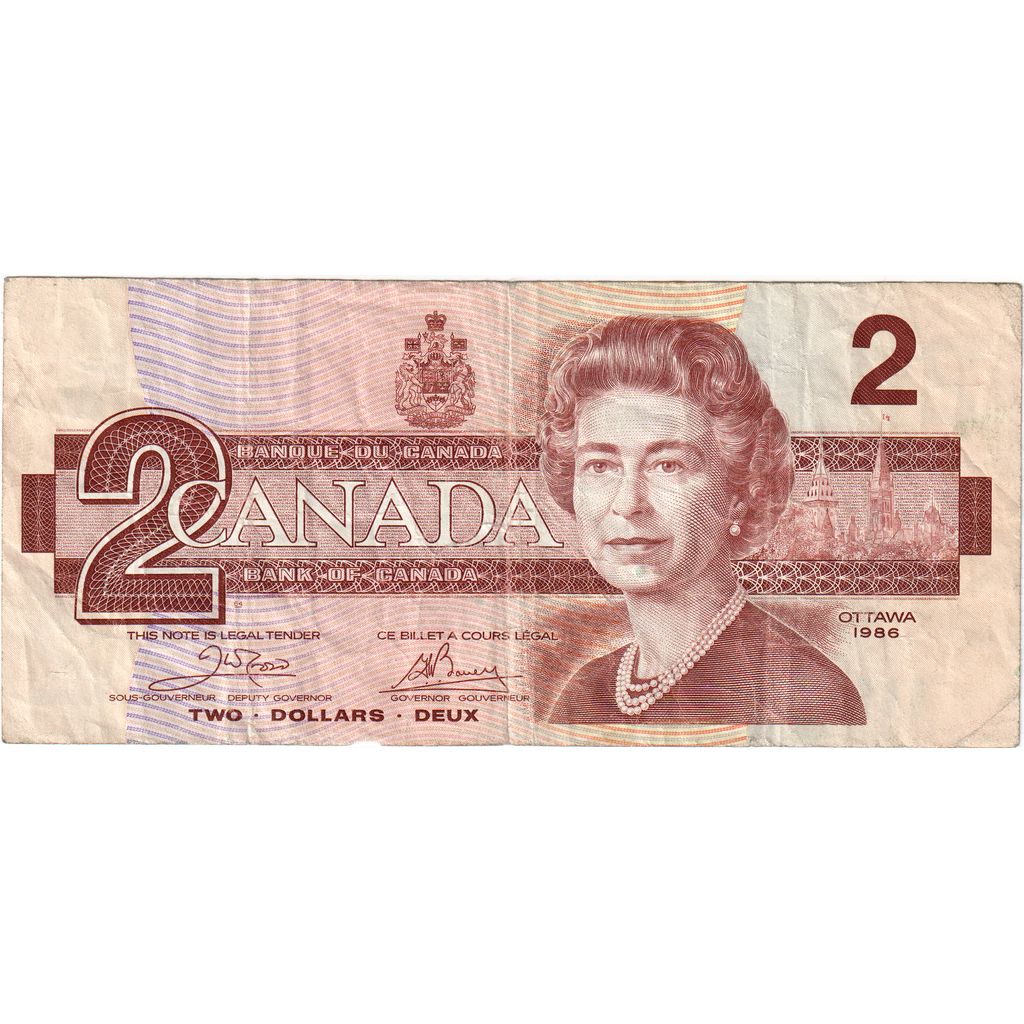 Kanada, 
  
  2 Dolar, 
  
  1986