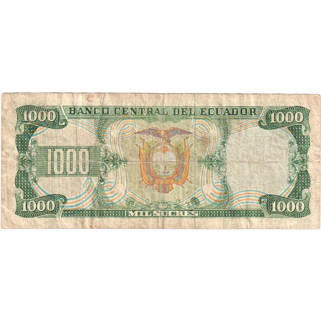 Ekvador, 
  
  1000 Sucre, 
  
  1986-09-29