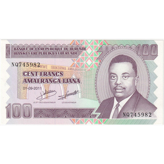 Burundi, 
  
  100 Frank, 
  
  ÇİL(65-70)