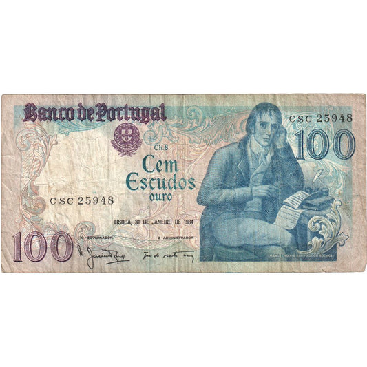 Portekiz, 
  
  100 Escudo, 
  
  1984-01-31