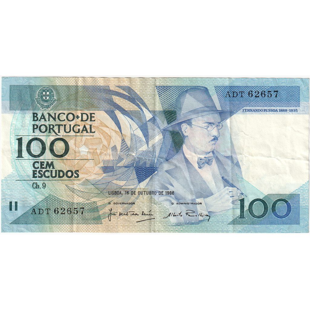 Portekiz, 
  
  100 Escudo, 
  
  1988-11-24