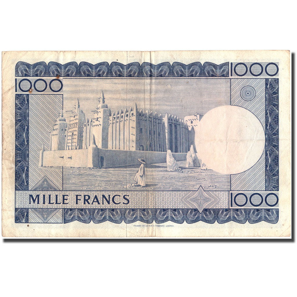 Banknot, 
  
  Mali, 
  
  1000 Frank