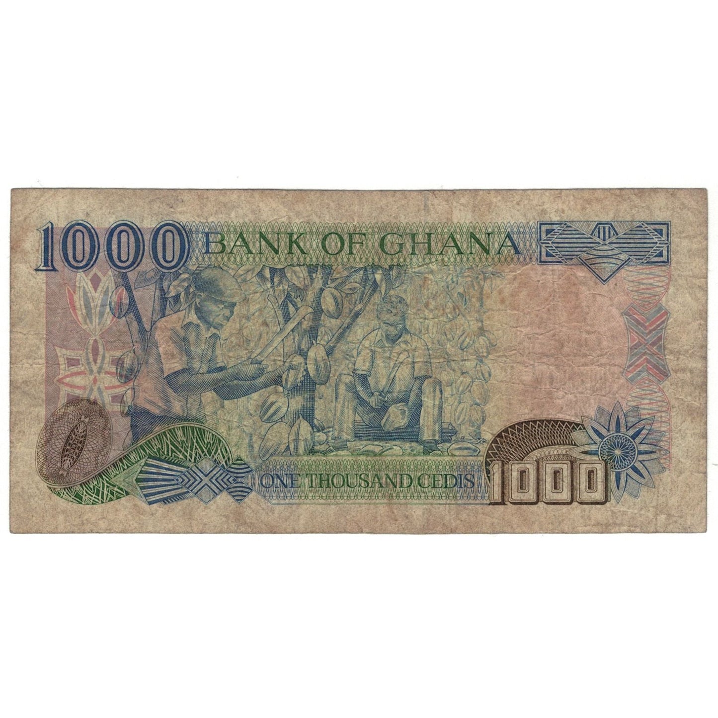 Banknot, 
  
  Gana, 
  
  1000 Cedi