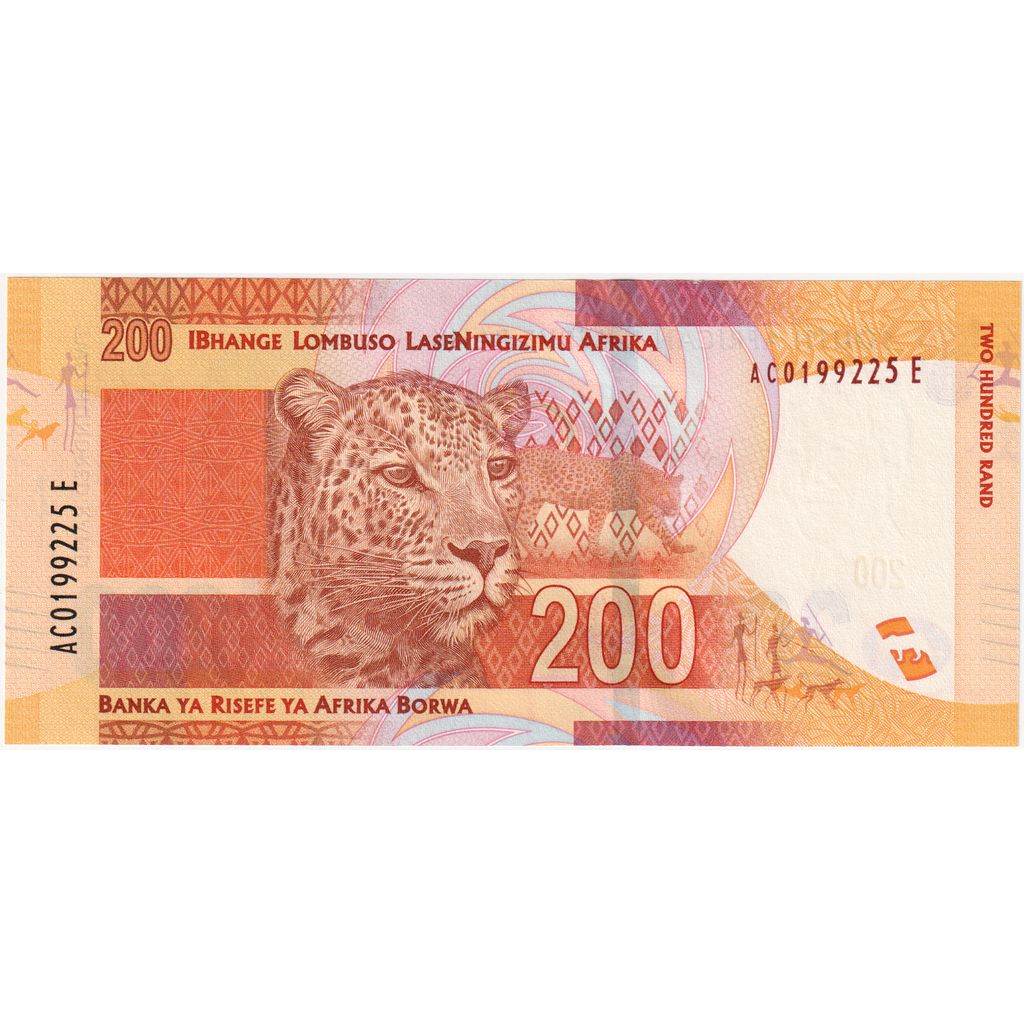 Güney Afrika, 
  
  200 Rand, 
  
  KM:137