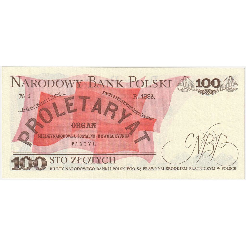 Polonya, 
  
  100 Zlotiç, 
  
  1988