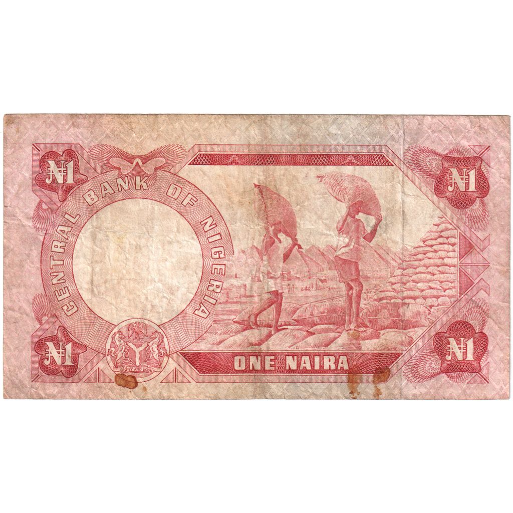 Nijerya, 
  
  1 Naira, 
  
  VF(20-25)