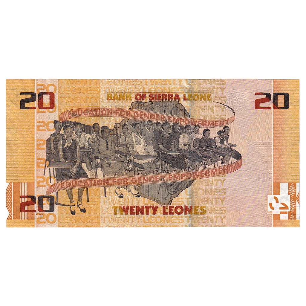 Banknot, 
  
  Sierra Leone, 
  
  20 Leon