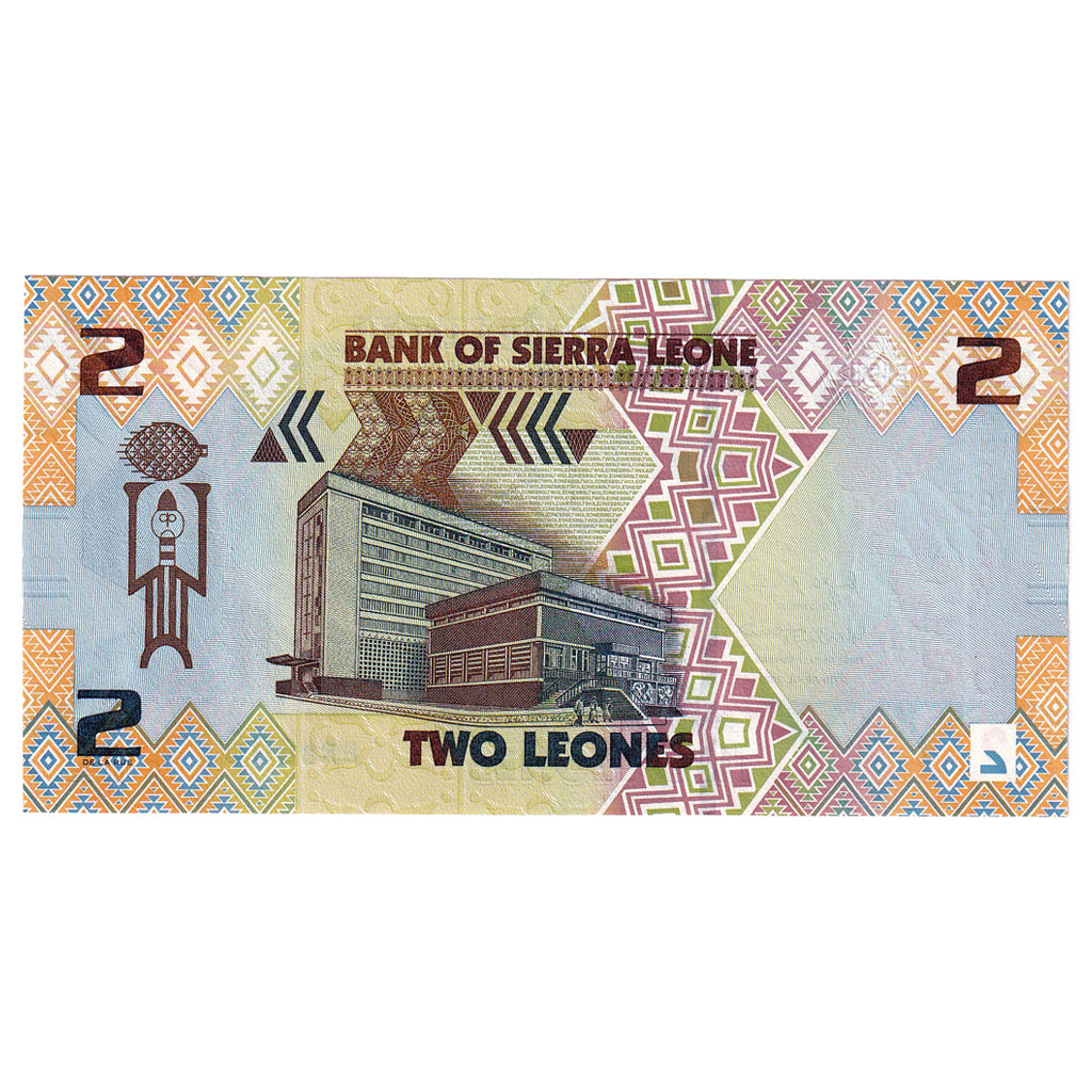 Banknot, 
  
  Sierra Leone, 
  
  2 Leon